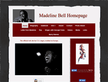 Tablet Screenshot of madelinebell.com